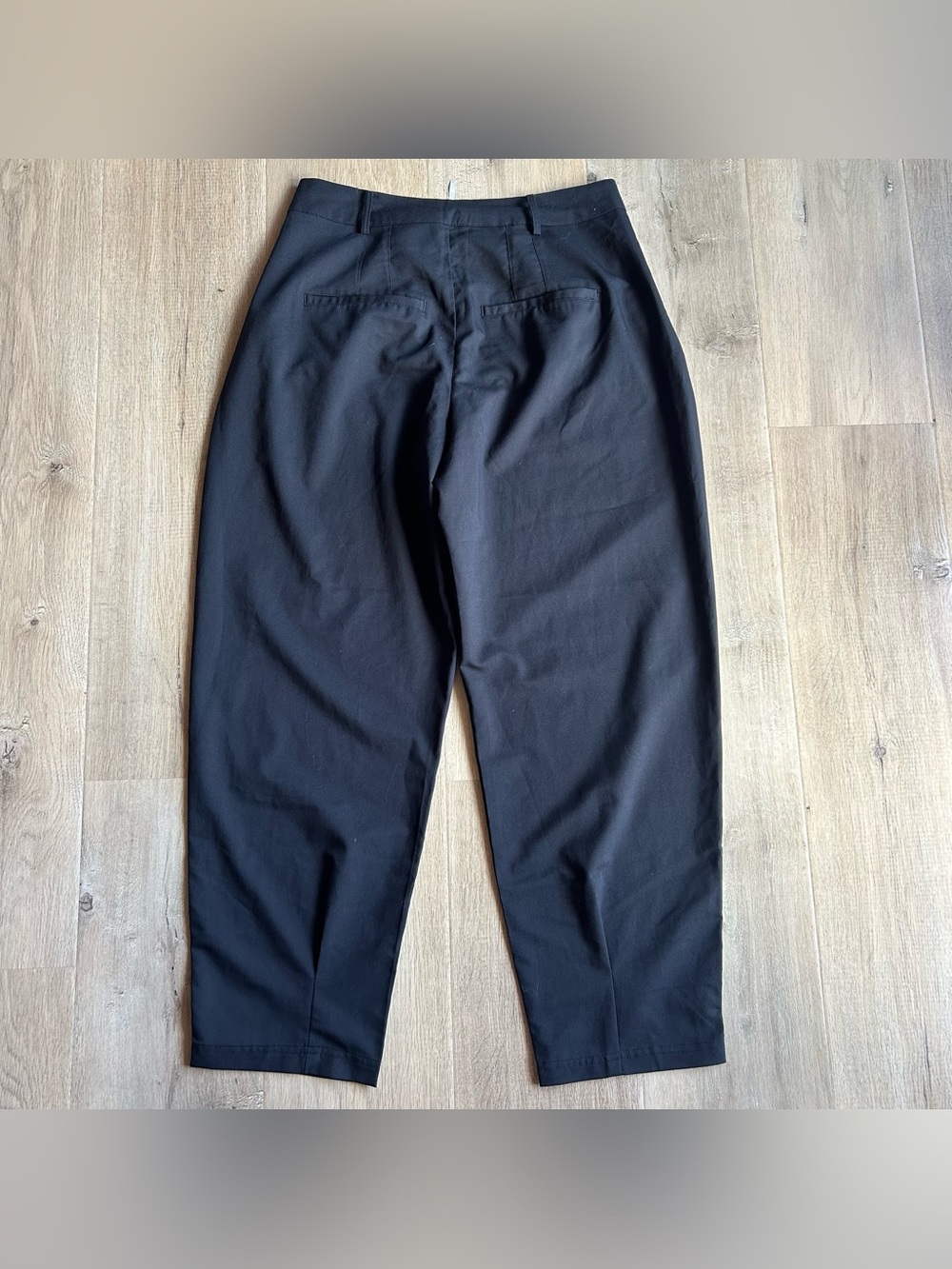 Free People High Waisted Pleated Balloon Fit Trousers - Picture 4 of 4